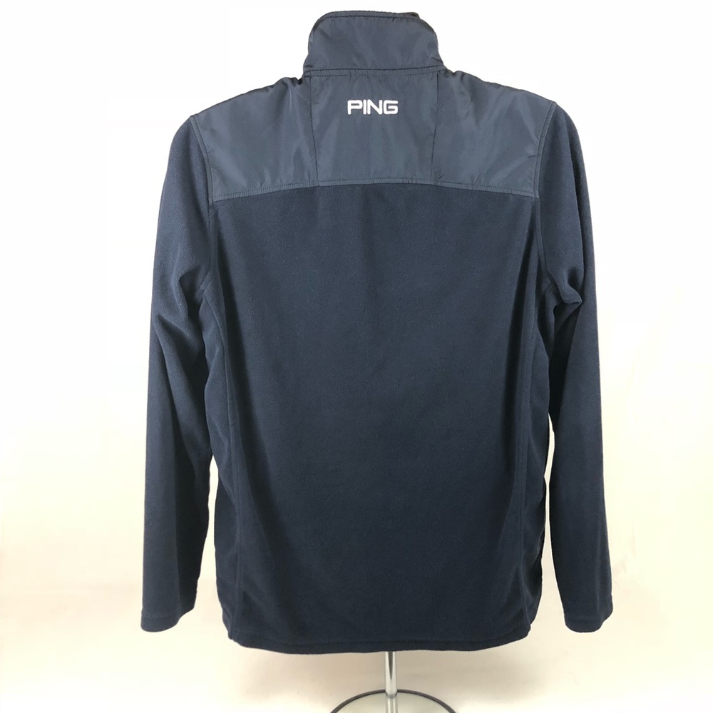 Ping golf fleece jacket with waterproof upper